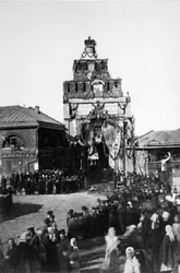 Célébration du 500e anniversaire de la bataille de Koulikovo, à Kolomna, 1880